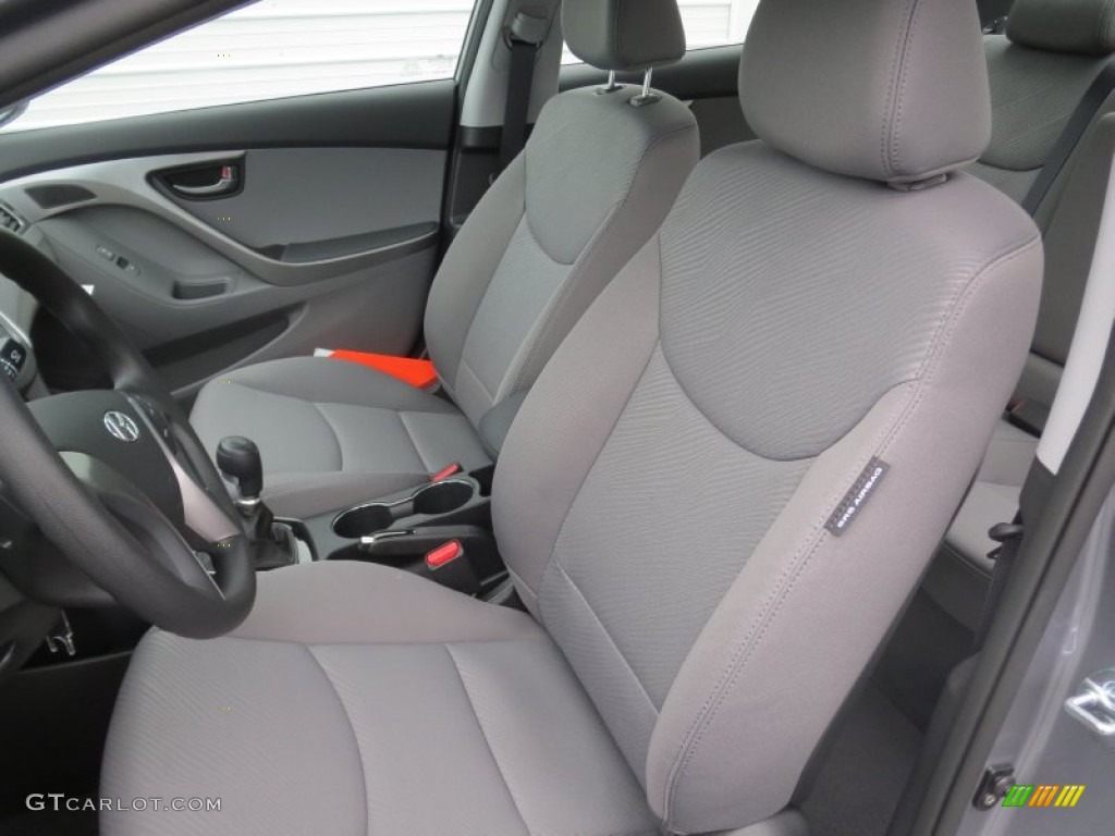 2013 Elantra GLS - Titanium Gray Metallic / Gray photo #21