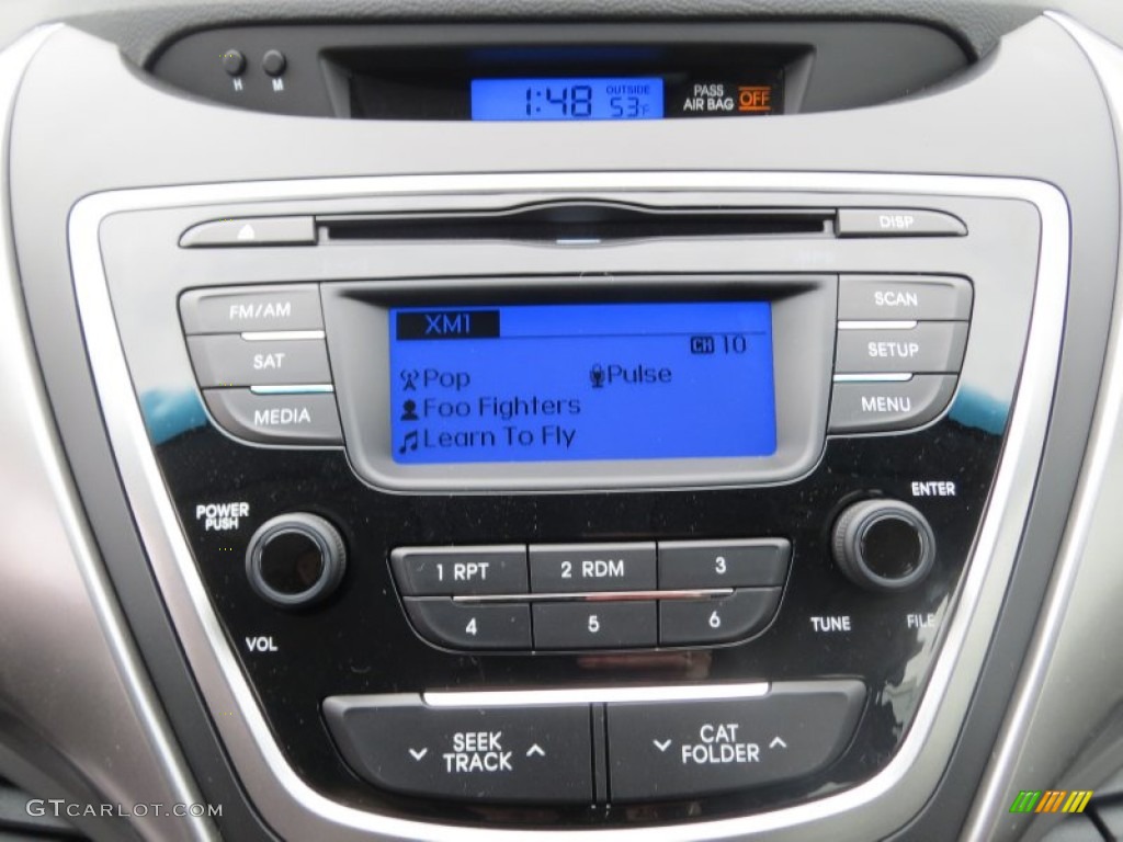 2013 Elantra GLS - Titanium Gray Metallic / Gray photo #25
