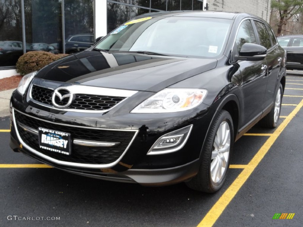 2010 CX-9 Grand Touring AWD - Brilliant Black / Black photo #1