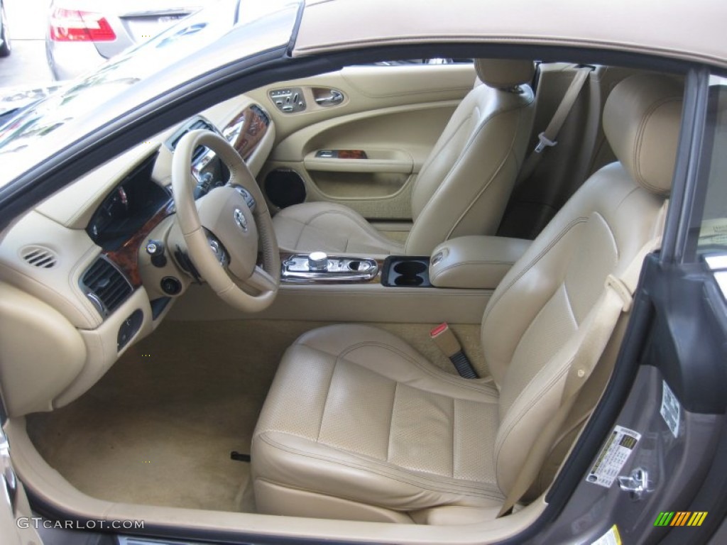 Caramel Interior 2010 Jaguar XK XK Convertible Photo #75208728