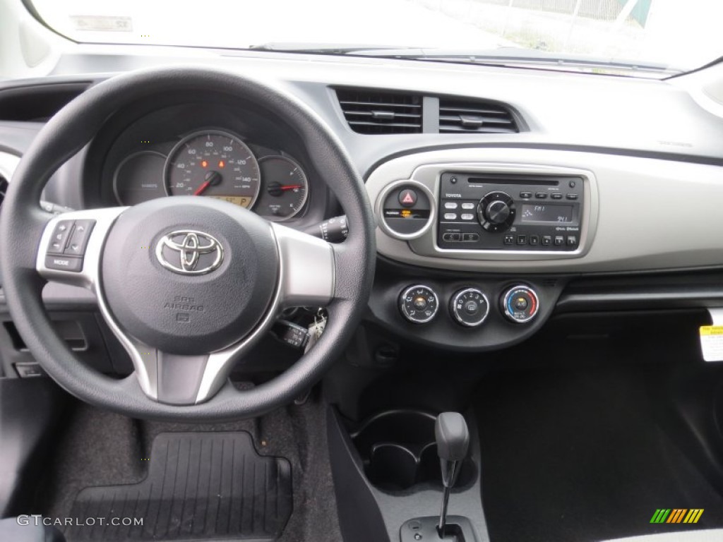 2013 Toyota Yaris LE 3 Door Ash Dashboard Photo #75209453