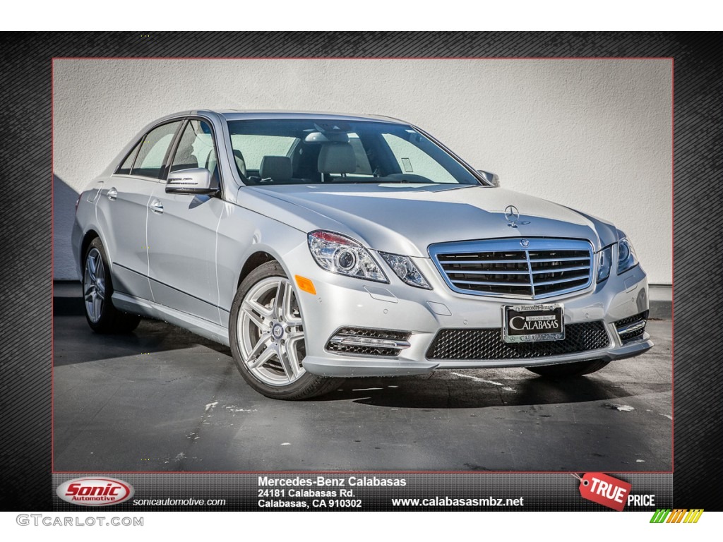 2013 E 350 Sedan - Iridium Silver Metallic / Ash/Dark Grey photo #1