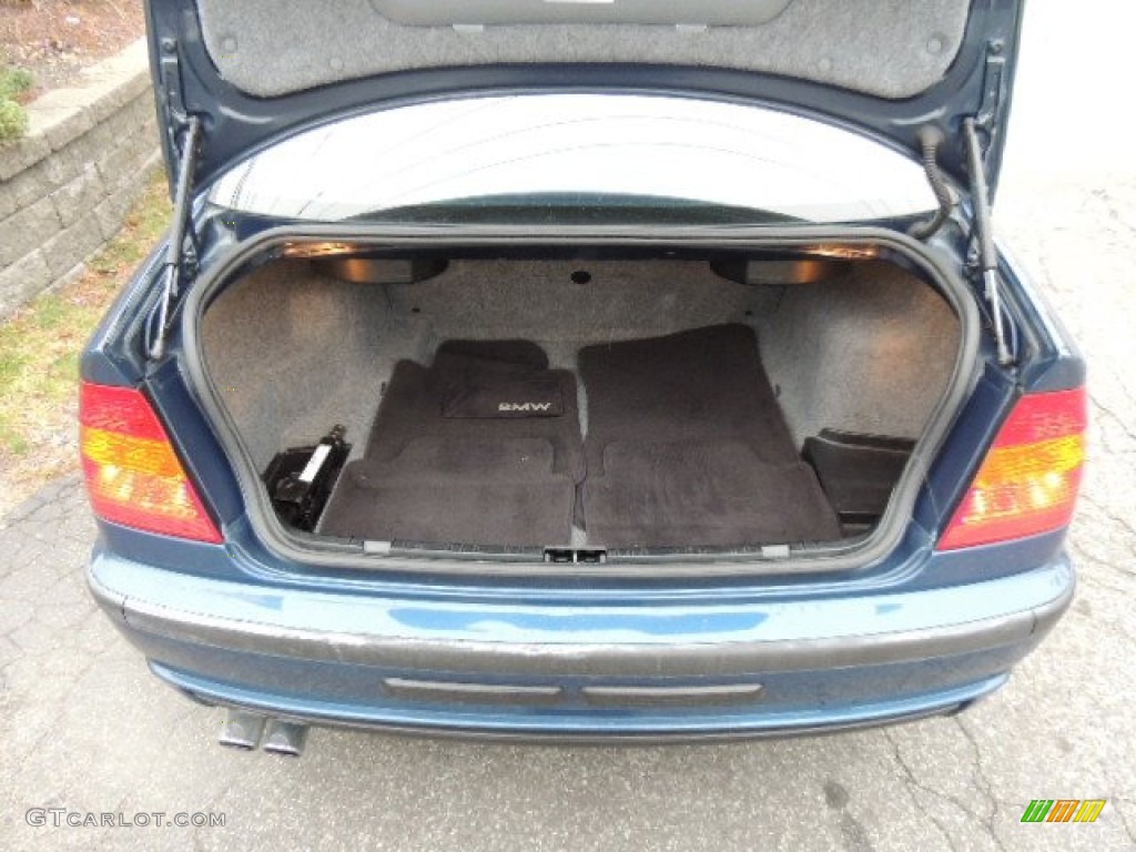2002 3 Series 330i Sedan - Topaz Blue Metallic / Black photo #6