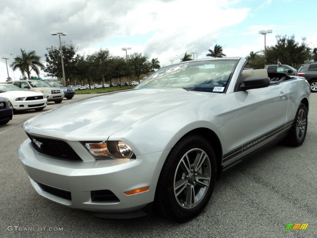 Ingot Silver Metallic 2012 Ford Mustang V6 Premium Convertible Exterior Photo #75211401