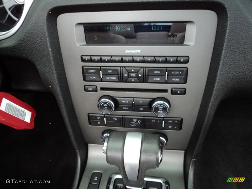 2012 Ford Mustang V6 Premium Convertible Controls Photo #75211608