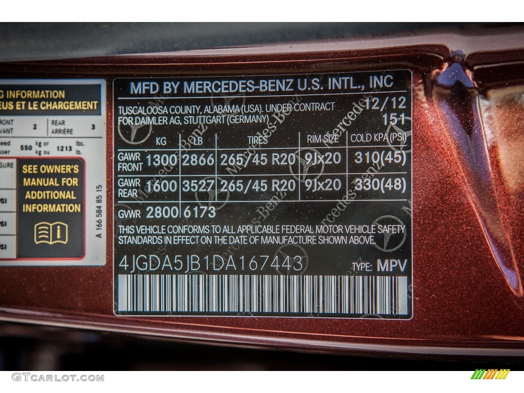 2013 ML 350 4Matic - Cinnabar Red Metallic / Almond Beige photo #7