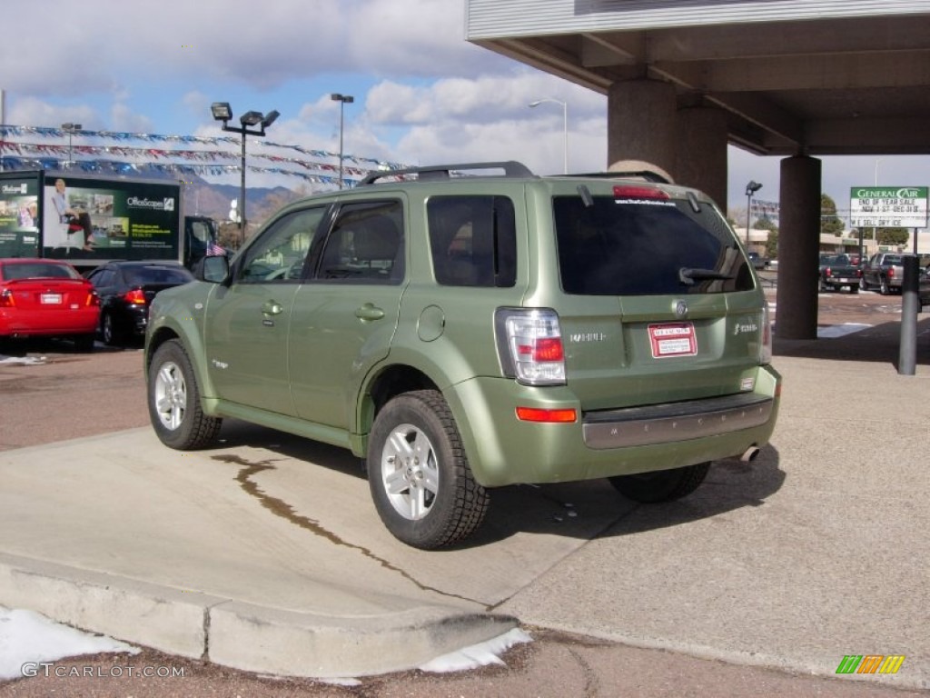 2009 Mariner Hybrid 4WD - Kiwi Green Metallic / Stone photo #9
