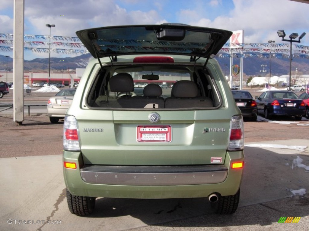 2009 Mariner Hybrid 4WD - Kiwi Green Metallic / Stone photo #11