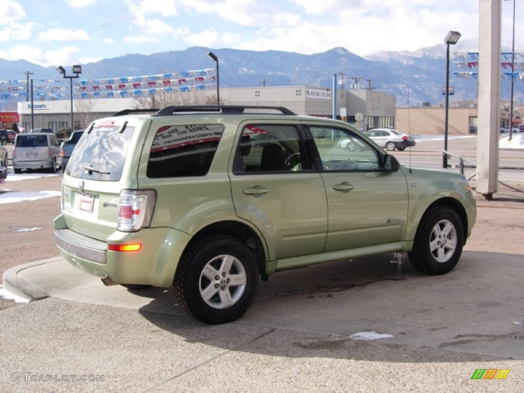 2009 Mariner Hybrid 4WD - Kiwi Green Metallic / Stone photo #12