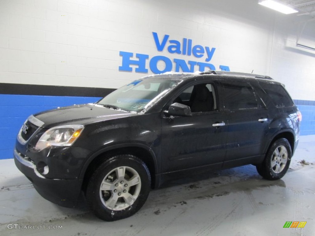 2011 Acadia SLE AWD - Carbon Black Metallic / Ebony photo #1