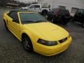 2003 Zinc Yellow Ford Mustang V6 Convertible #75194418