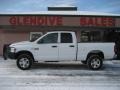 2008 Bright White Dodge Ram 2500 SLT Quad Cab 4x4  photo #2