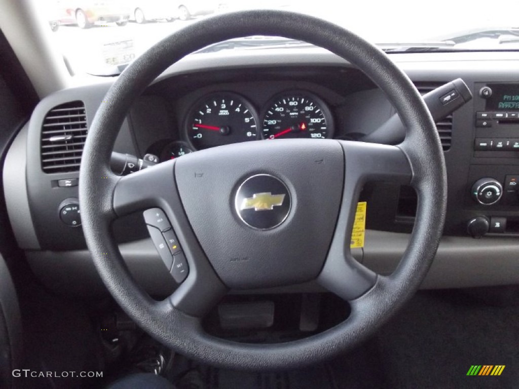 2011 Silverado 1500 LS Extended Cab - Blue Granite Metallic / Dark Titanium photo #11