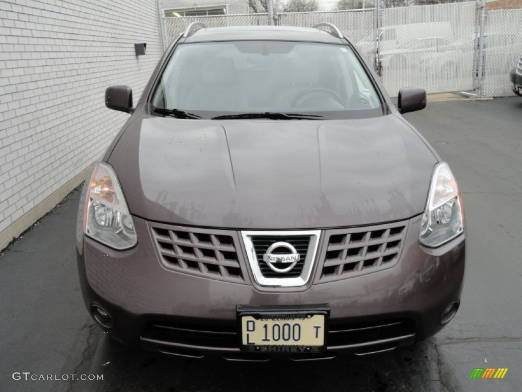 2008 Rogue SL AWD - Iridium Graphite Metallic / Gray photo #2