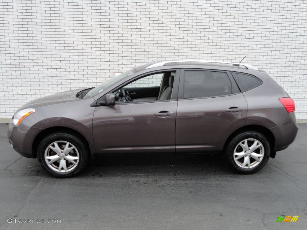 2008 Rogue SL AWD - Iridium Graphite Metallic / Gray photo #7