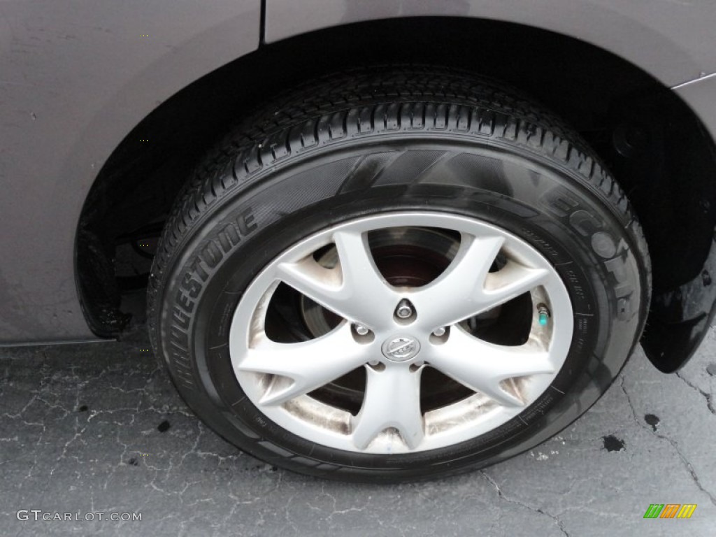 2008 Rogue SL AWD - Iridium Graphite Metallic / Gray photo #8