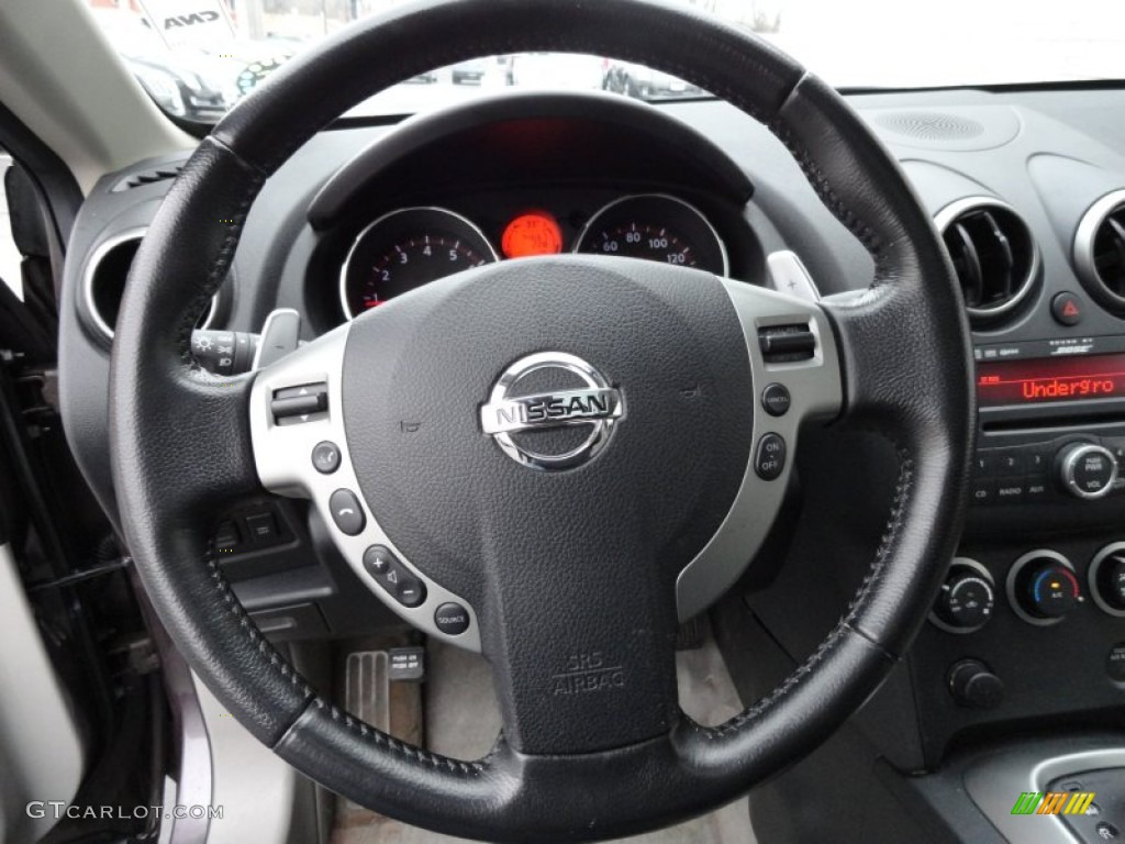 2008 Rogue SL AWD - Iridium Graphite Metallic / Gray photo #16