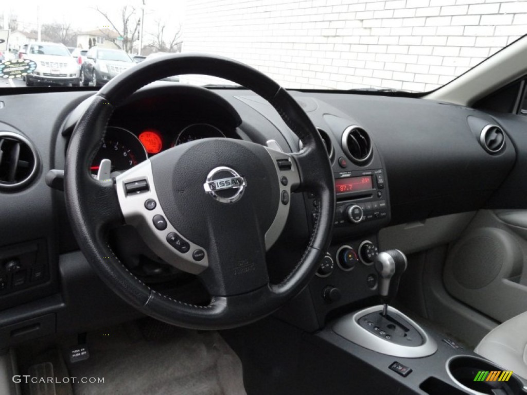 2008 Rogue SL AWD - Iridium Graphite Metallic / Gray photo #17