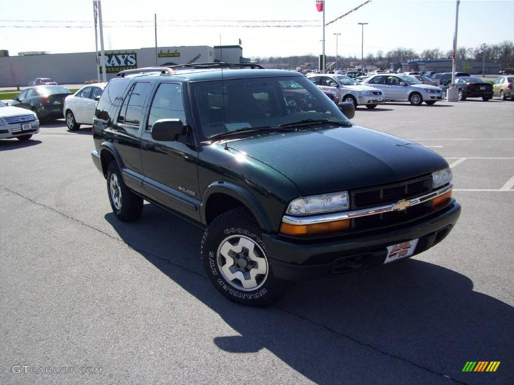 Dark Green Metallic Chevrolet Blazer