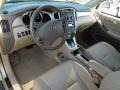 2007 Toyota Highlander Ivory Beige Interior Prime Interior Photo