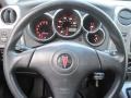 2005 Pontiac Vibe Slate Interior Steering Wheel Photo