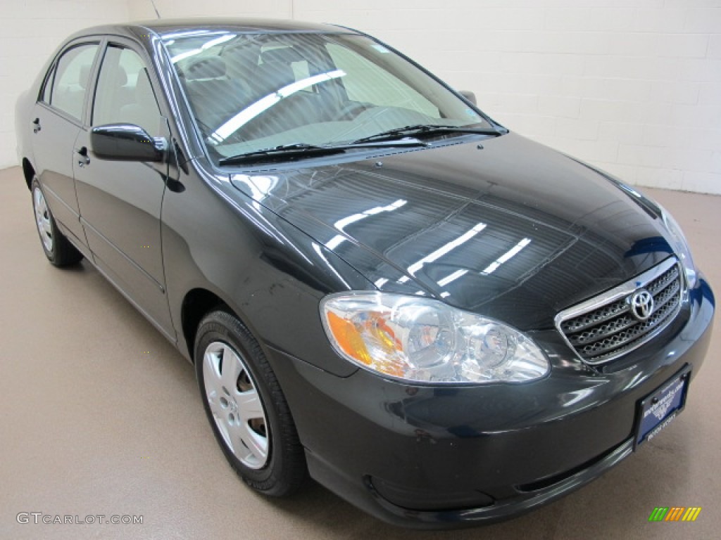 2006 Corolla LE - Black Sand Pearl / Stone photo #1