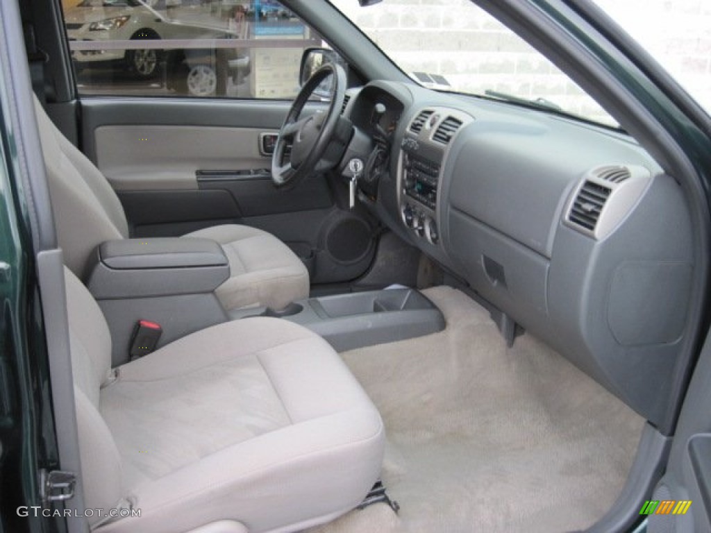 Medium Dark Pewter Interior 2004 Chevrolet Colorado LS Crew Cab 4x4 Photo #75217977