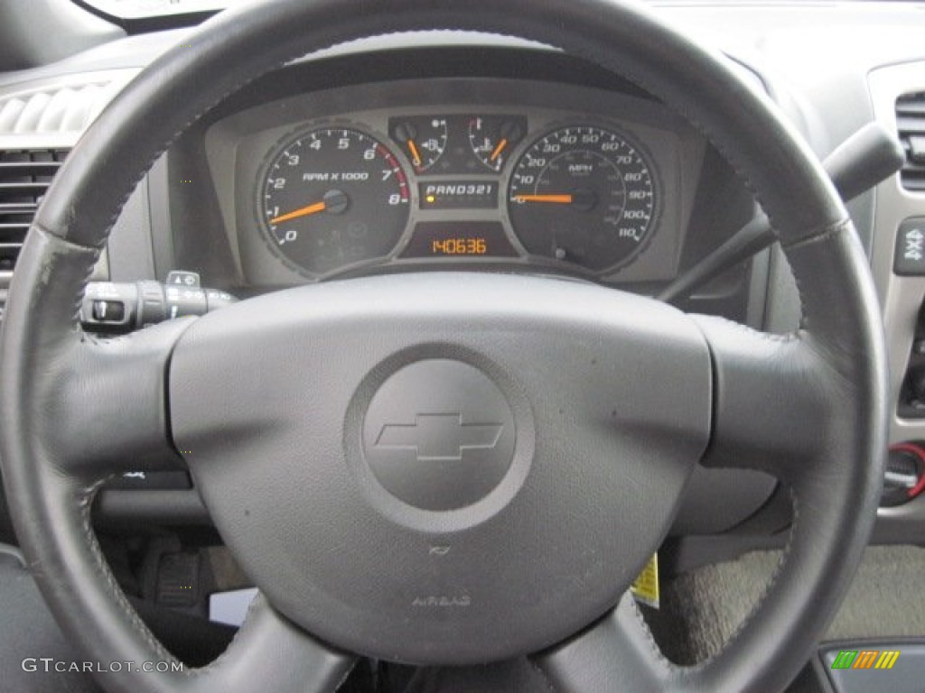 2004 Colorado LS Crew Cab 4x4 - Dark Green Metallic / Medium Dark Pewter photo #9