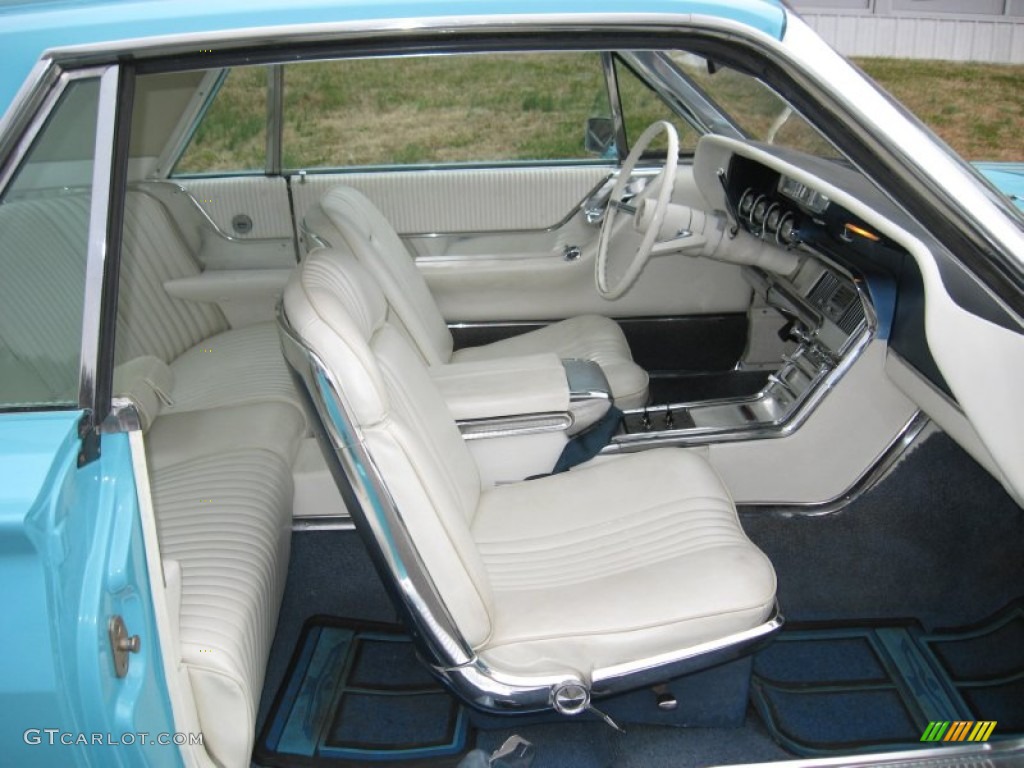 White Interior 1964 Ford Thunderbird Coupe Photo #75218383
