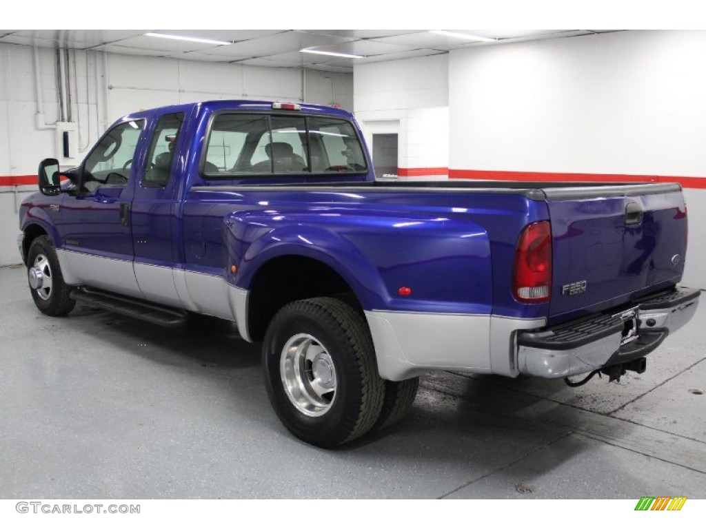 Sonic Blue Metallic 2003 Ford F350 Super Duty XL SuperCab 4x4 Dually Exterior Photo #75218409