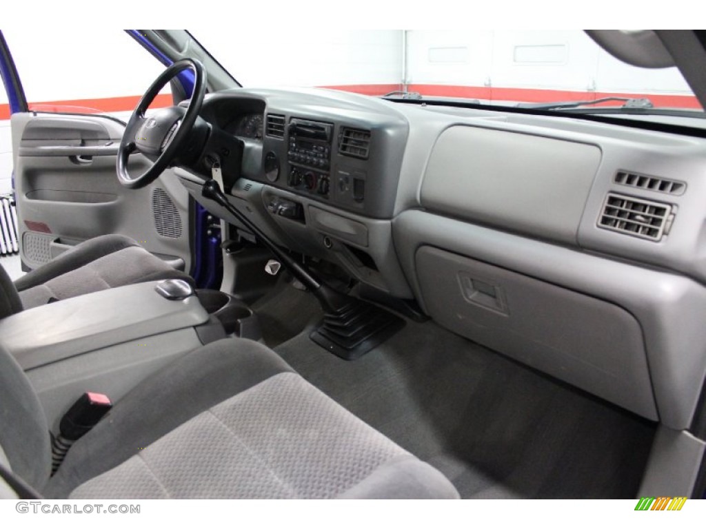 2003 F350 Super Duty XL SuperCab 4x4 Dually - Sonic Blue Metallic / Dark Flint photo #55