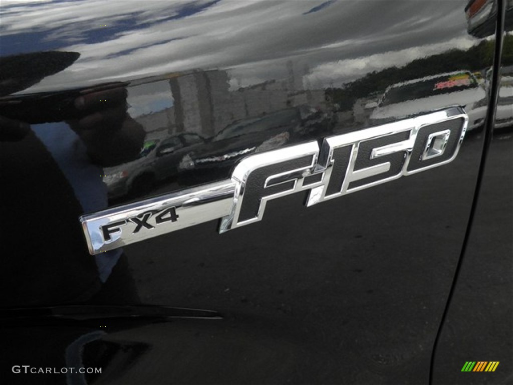 2011 F150 FX4 SuperCrew 4x4 - Tuxedo Black Metallic / Black photo #17