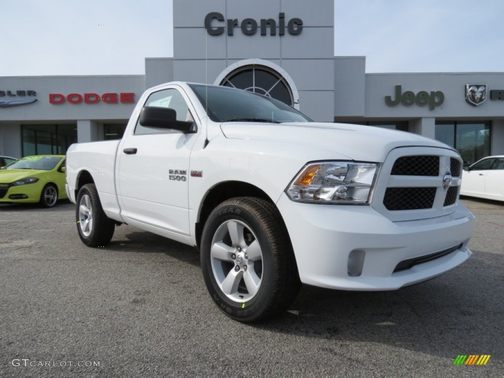 2013 1500 Express Regular Cab - Bright White / Black/Diesel Gray photo #1