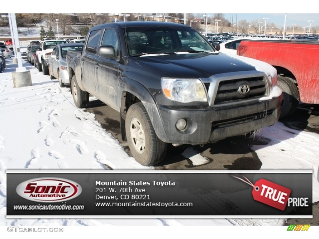 2009 Tacoma V6 SR5 Double Cab 4x4 - Magnetic Gray Metallic / Graphite Gray photo #1