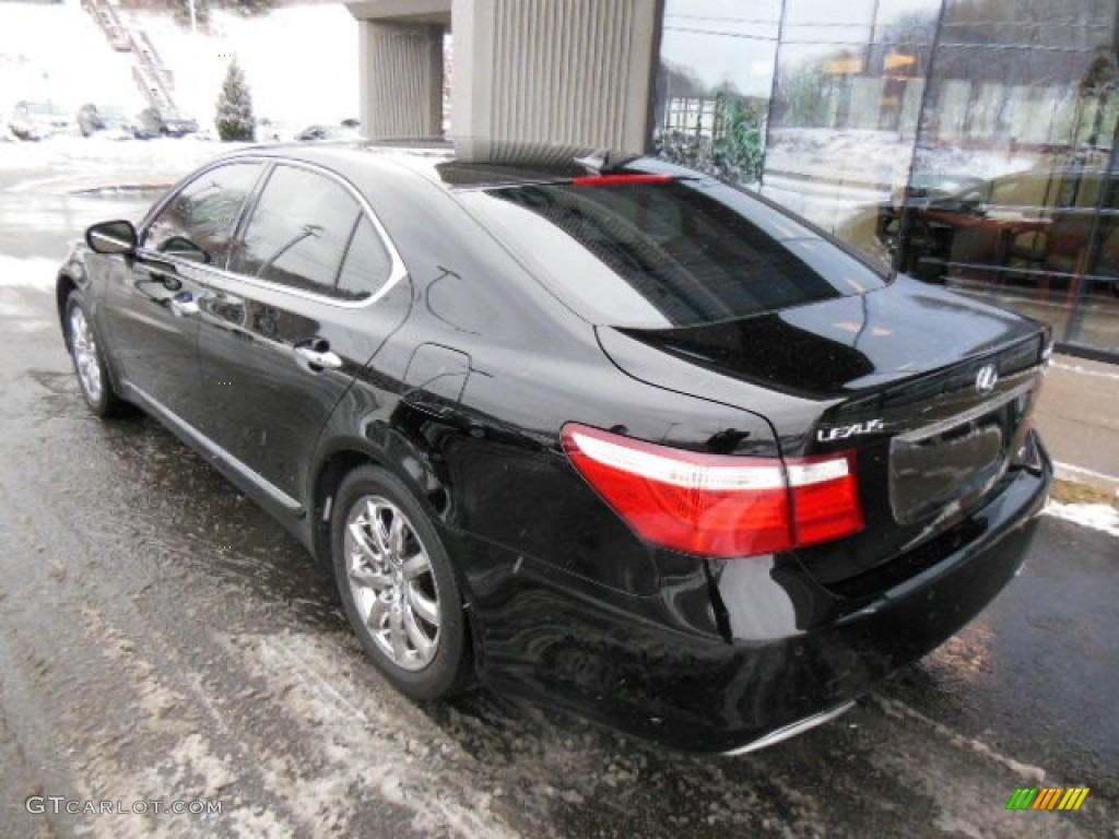 Obsidian Black 2009 Lexus LS 460 AWD Exterior Photo #75221334