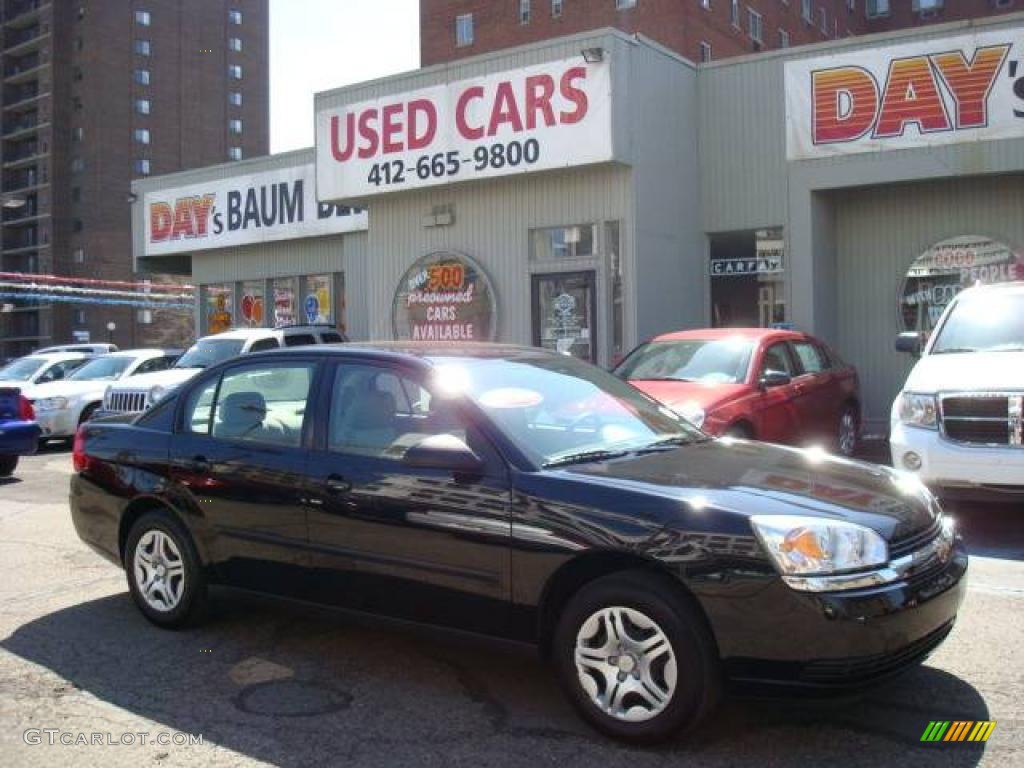 Black Chevrolet Malibu