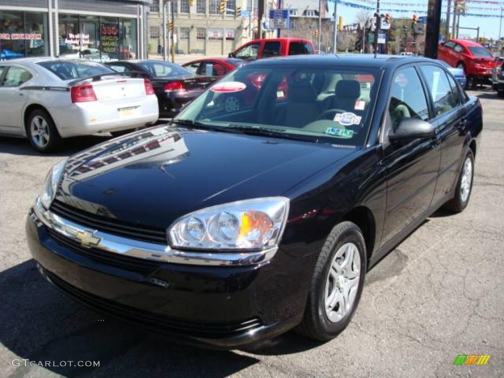 2005 Malibu Sedan - Black / Gray photo #5