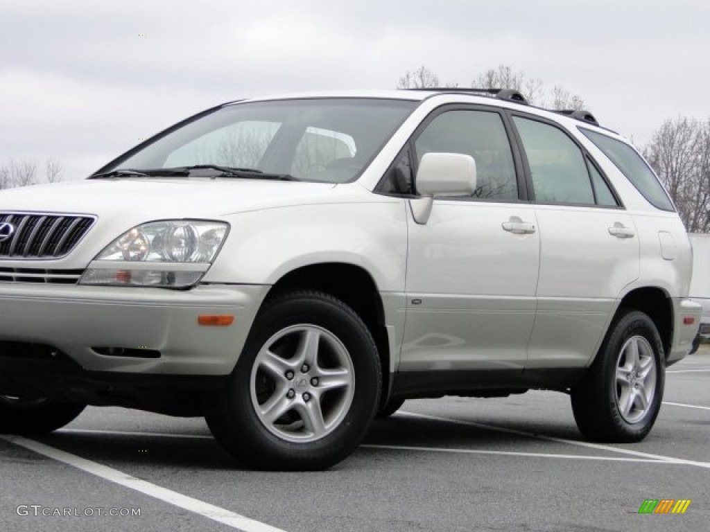 2003 RX 300 AWD - White Gold Crystal / Ivory photo #4