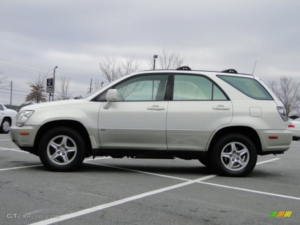 2003 RX 300 AWD - White Gold Crystal / Ivory photo #9