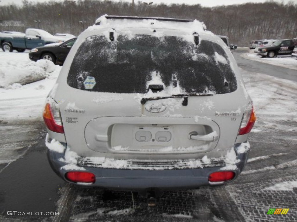 2004 Santa Fe GLS 4WD - Pewter / Gray photo #5