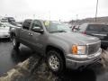 2009 Steel Gray Metallic GMC Sierra 1500 SLE Crew Cab 4x4  photo #4