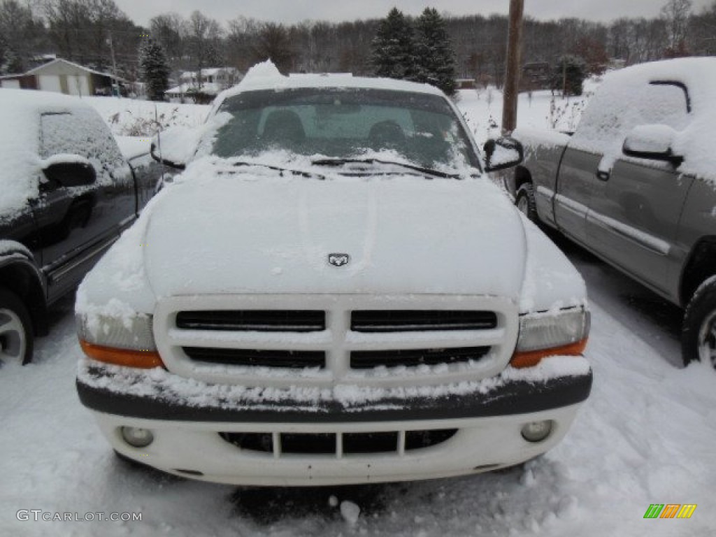 2003 Dakota Sport Club Cab 4x4 - Bright White / Taupe photo #2