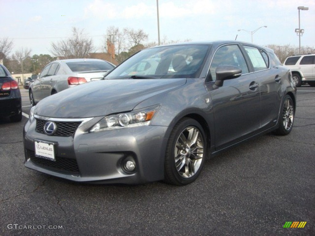 2012 CT F Sport Special Edition Hybrid - Nebula Gray Pearl / Black photo #6