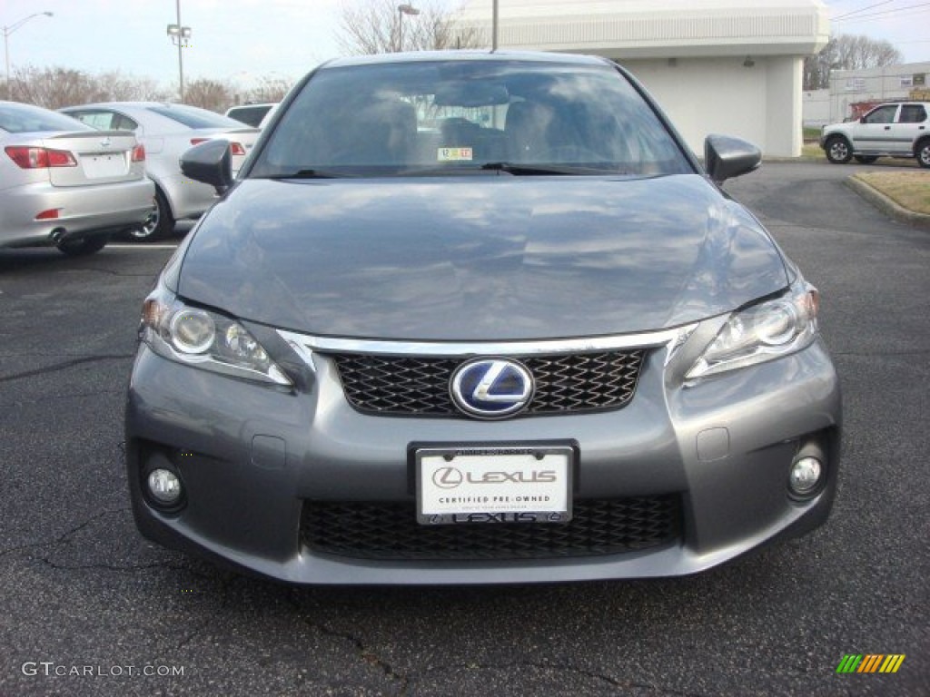 2012 CT F Sport Special Edition Hybrid - Nebula Gray Pearl / Black photo #7
