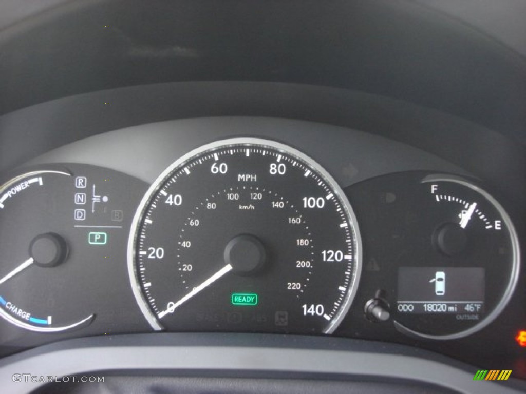 2012 Lexus CT F Sport Special Edition Hybrid Gauges Photo #75227679