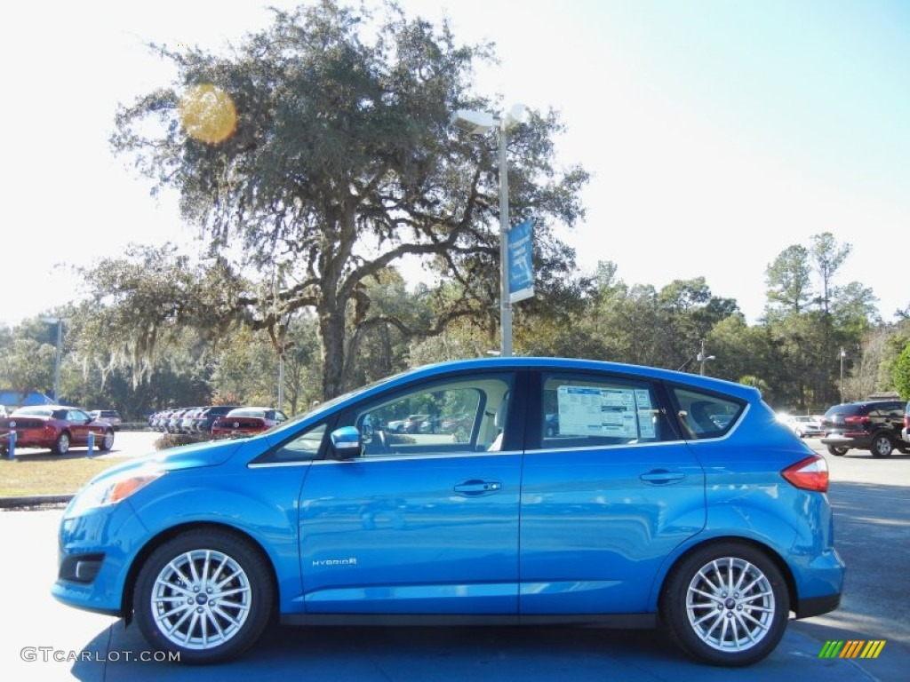 Blue Candy 2013 Ford C-Max Hybrid SEL Exterior Photo #75227688