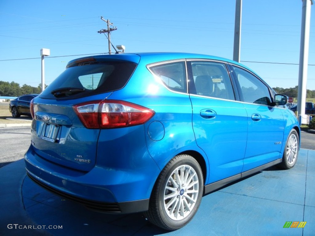 Blue Candy 2013 Ford CMax Hybrid SEL Exterior Photo 75227718