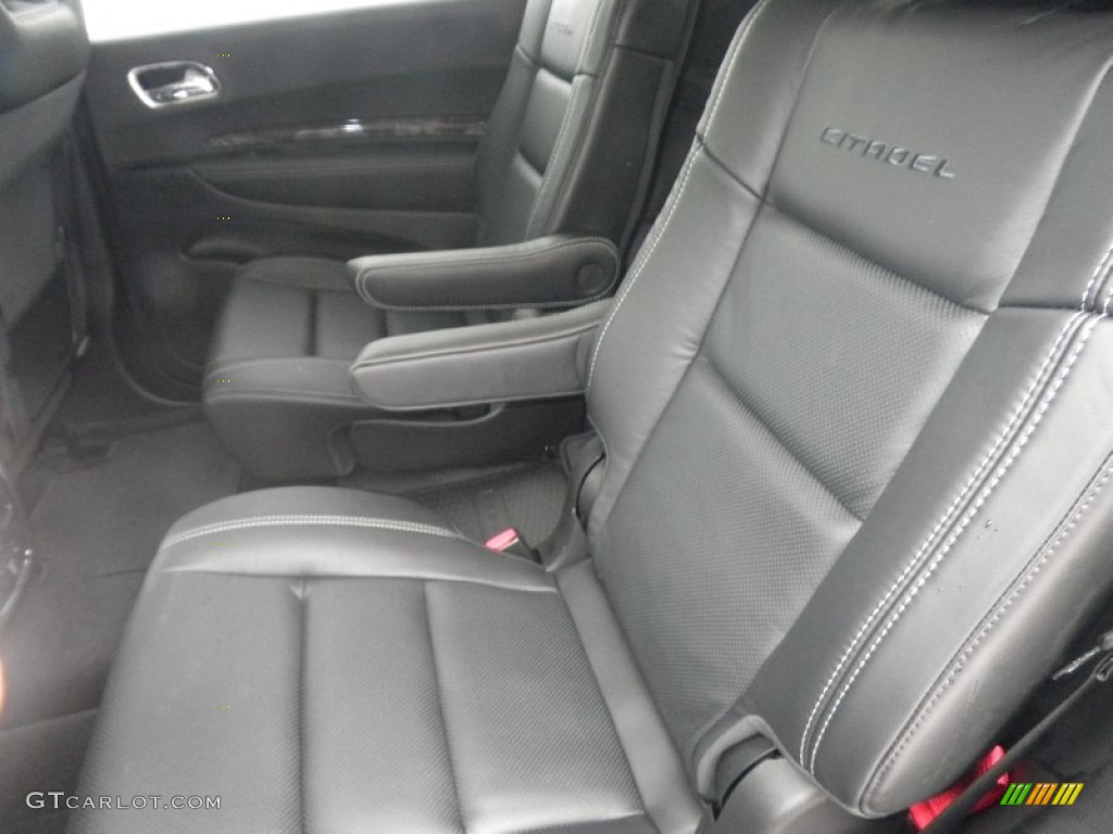 Black Interior 2013 Dodge Durango Citadel AWD Photo #75227767