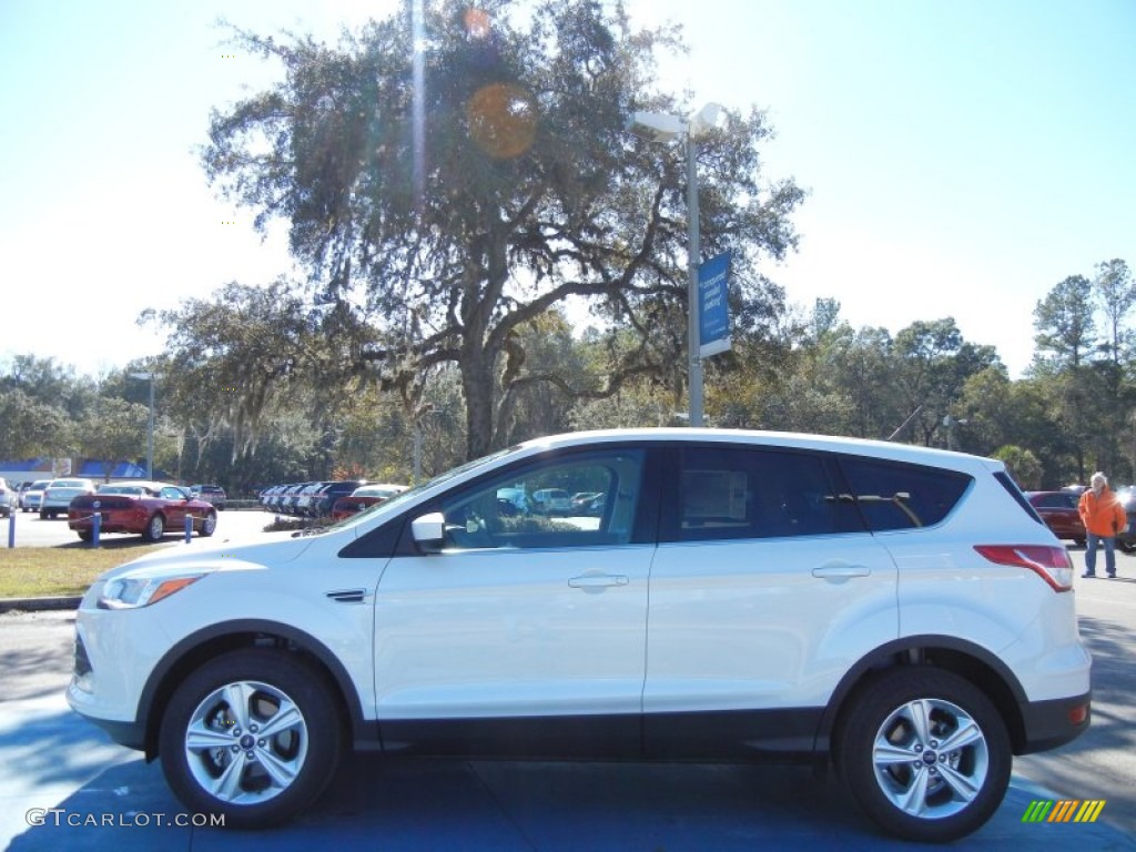 2013 Escape SE 1.6L EcoBoost - White Platinum Metallic Tri-Coat / Medium Light Stone photo #2