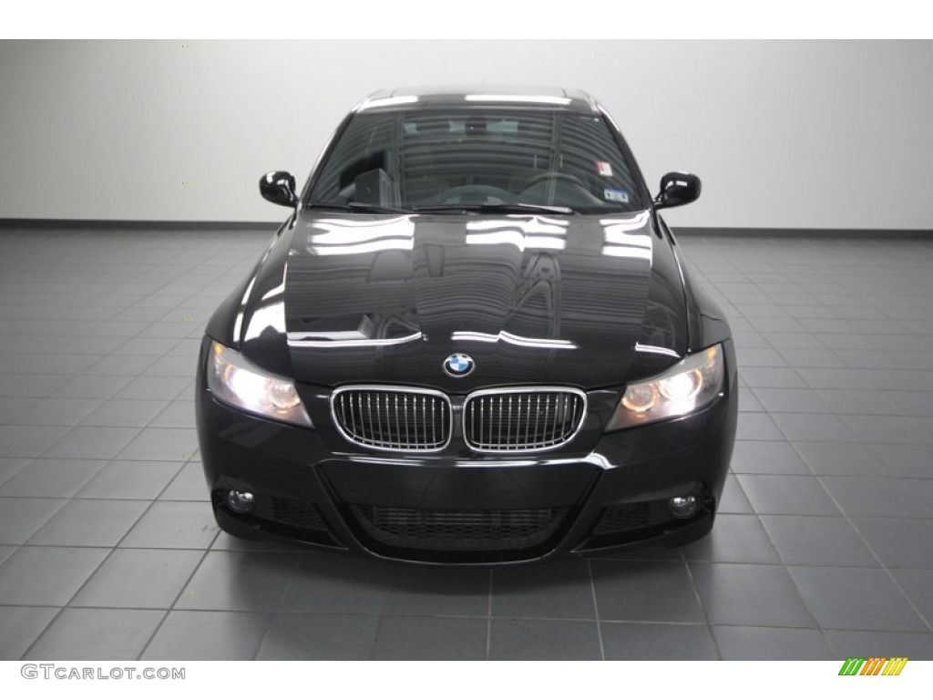 2010 3 Series 335i Sedan - Black Sapphire Metallic / Black photo #7